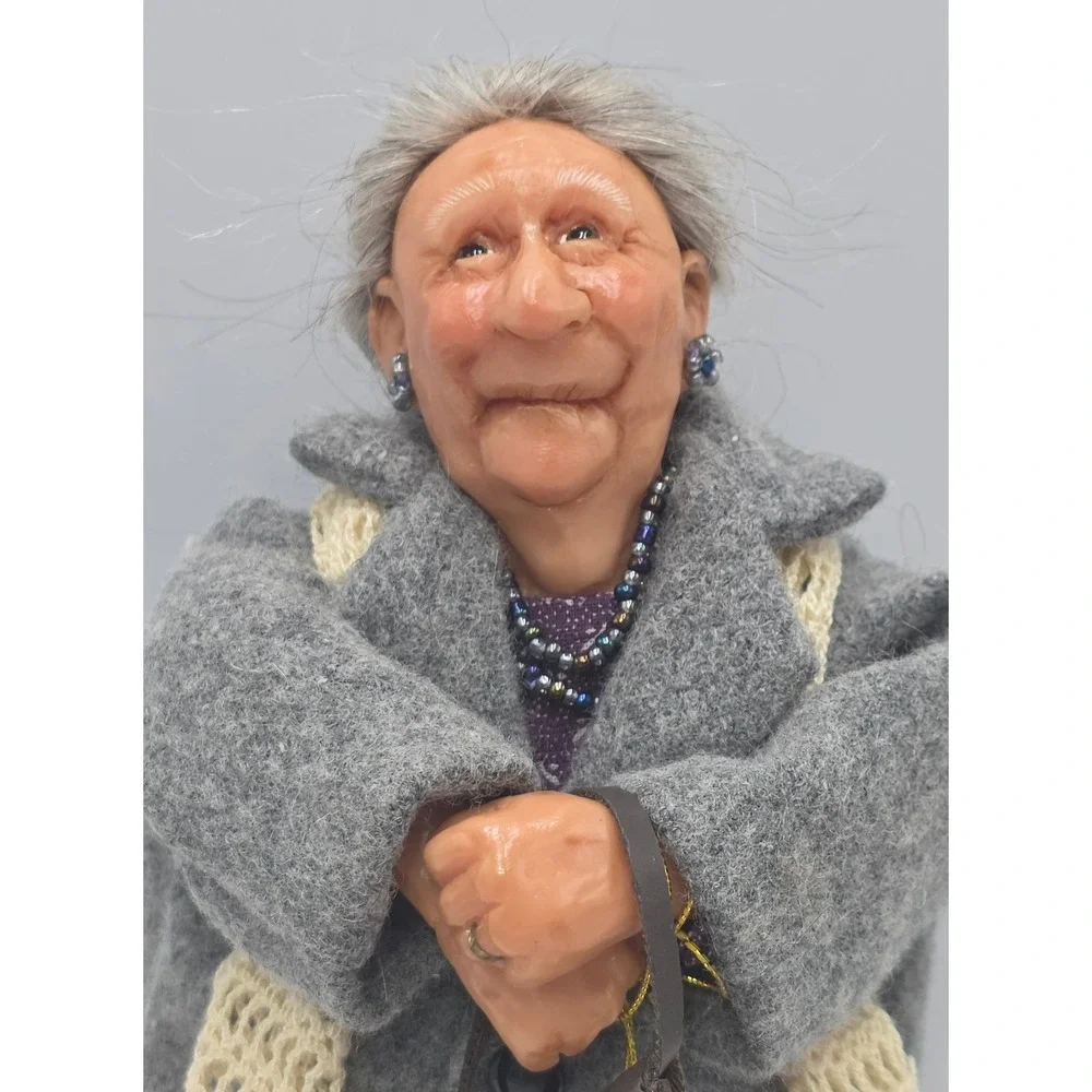 Vintage Richard Simmons Aunt Della Mae Nana's Family Doll‎ Figurine COA in Box